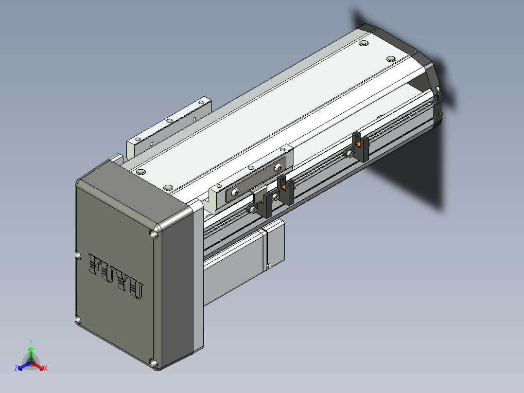 模组FTH10-L10-100-BD-T40-C4正等轴测图
