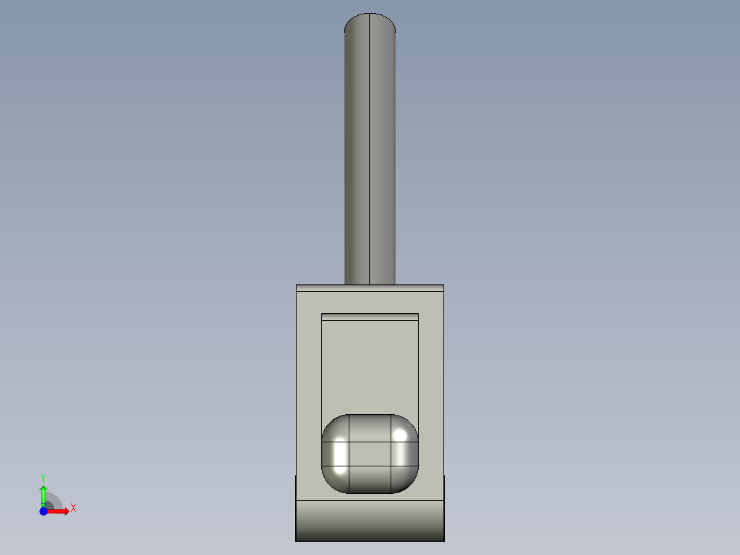 基恩士PZ-M61_kc图纸模型前视图