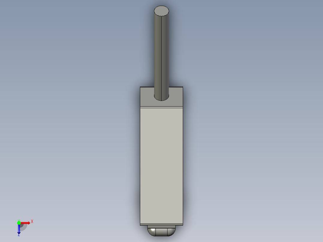 基恩士PZ-M61_kc图纸模型俯视图