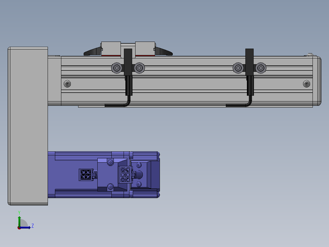 精密模组MY50-T10-100L-BM-P10B-C4-C左视图