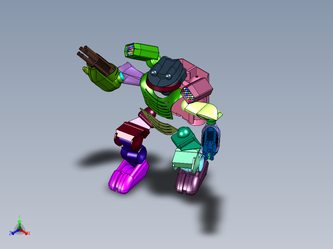 青蛙战士钢铁侠玩具