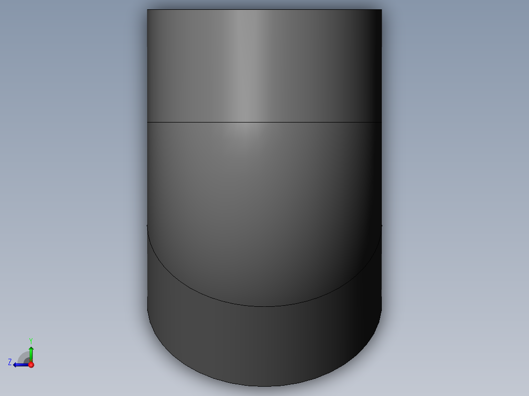 PVC管件-6in_45deg_Elbow后视图