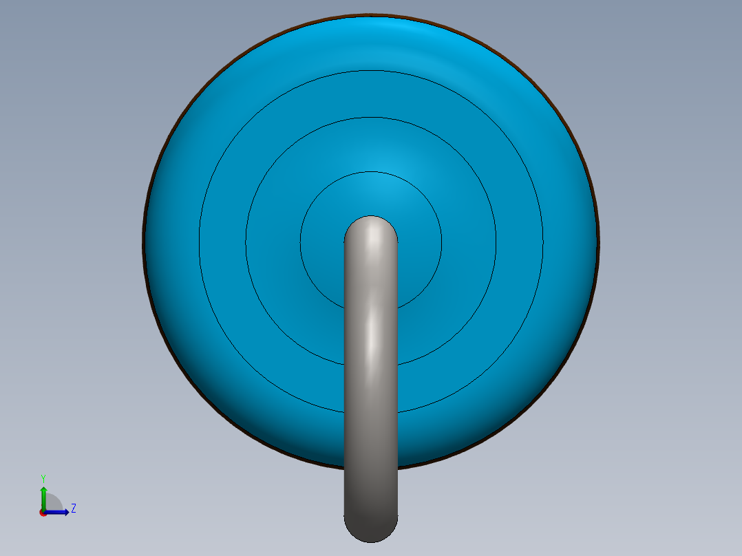 电容器 二极管 电阻器-Resistor Vertical 100K Ohm 1W左视图