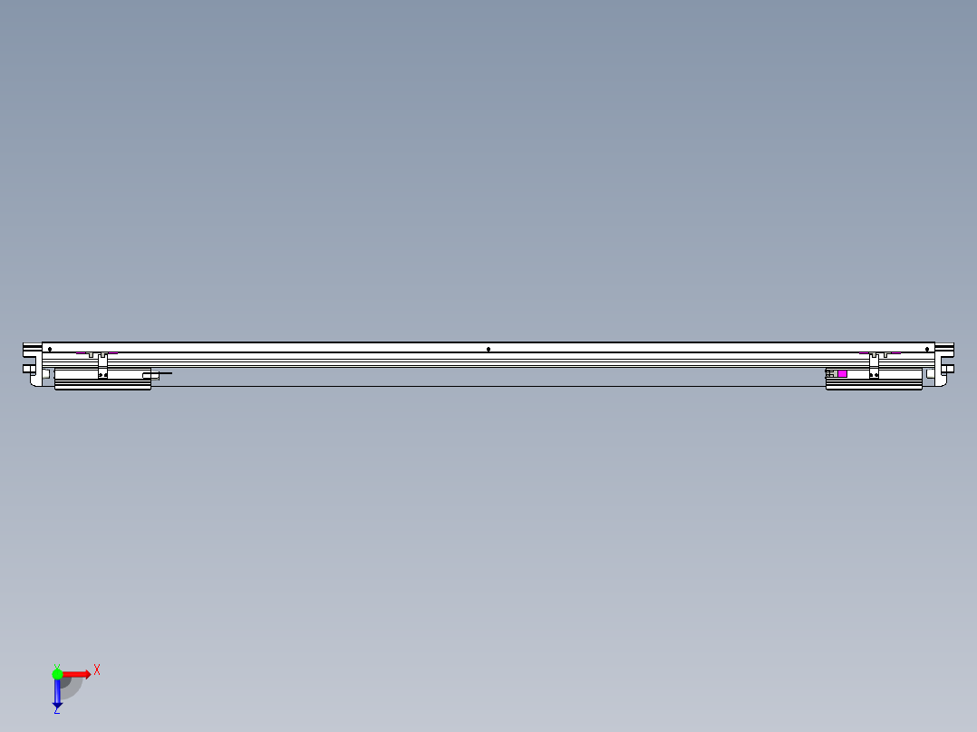 威洛博VL系列3d模型模组2VL17E2Y-S1250俯视图