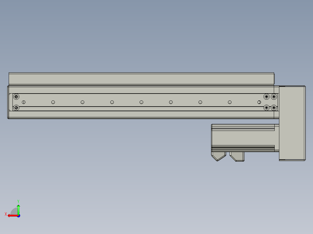 VF丝杆传动-一般环境VT4-S240-BL后视图