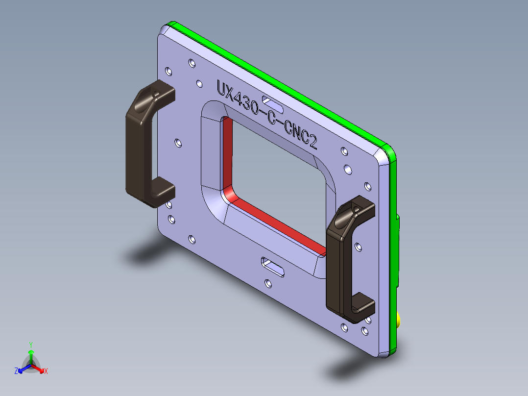 UX430-C-CNC2-GaiBan-170519正等轴测图