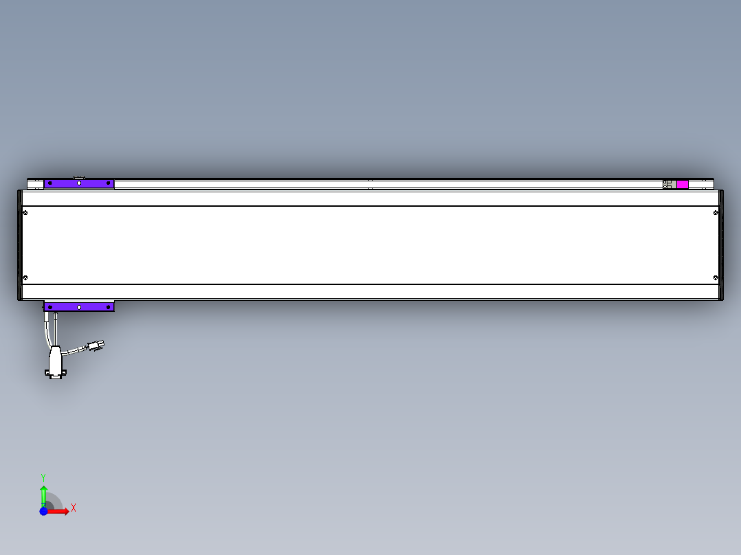 威洛博VL系列直线电机模组-VL17E1-S900前视图