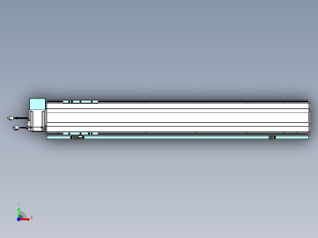 威洛博VBF同步带传动一般环境VBF14-L45-S750-BRU-ZP40-C3前视图