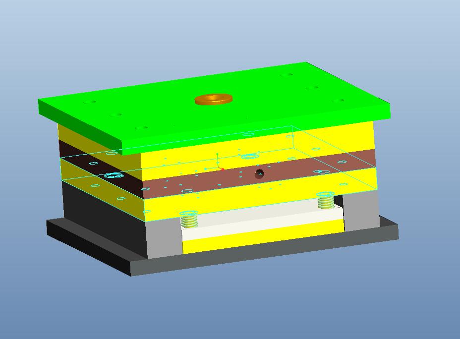 Q117-台灯罩注塑模具设计【三维proe】一模两腔