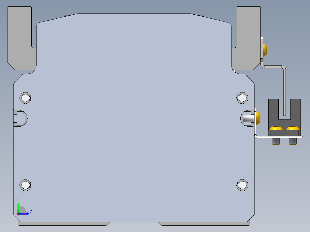 MTH丝杆半封闭模组MT100BS-BC-60左视图