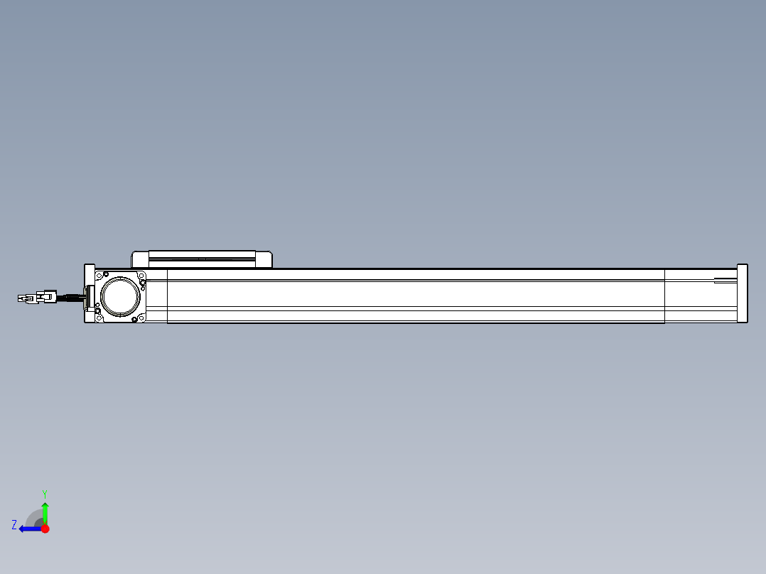 威洛博LB.GB同步带传动--欧规系列LB6A-L130-S500-BL右视图