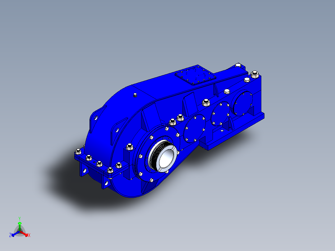 三级斜齿轮减速箱<span style='color: red'>3D</span><span style='color: red'>图纸</span> <span style='color: red'>Solidworks</span><span style='color: red'>设计</span> <span style='color: red'>附</span><span style='color: red'>IGS</span> <span style='color: red'>STEP</span>