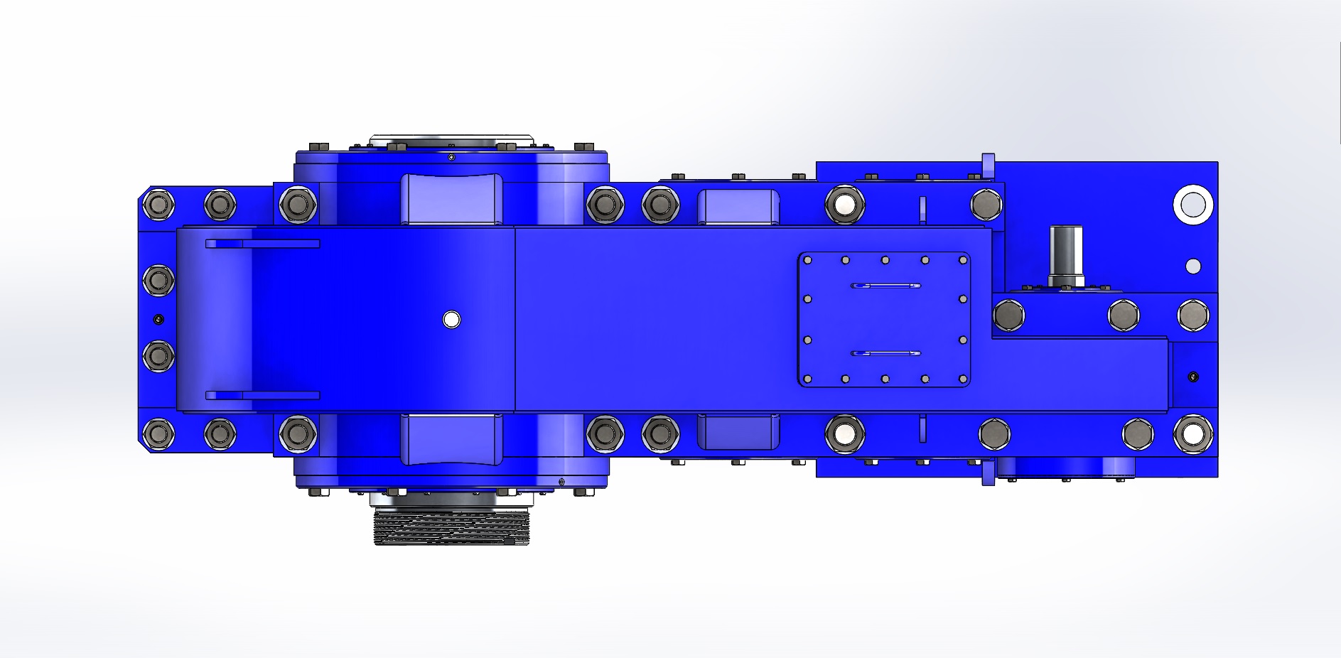 三级斜齿轮减速箱3D图纸 Solidworks设计 附IGS STEP