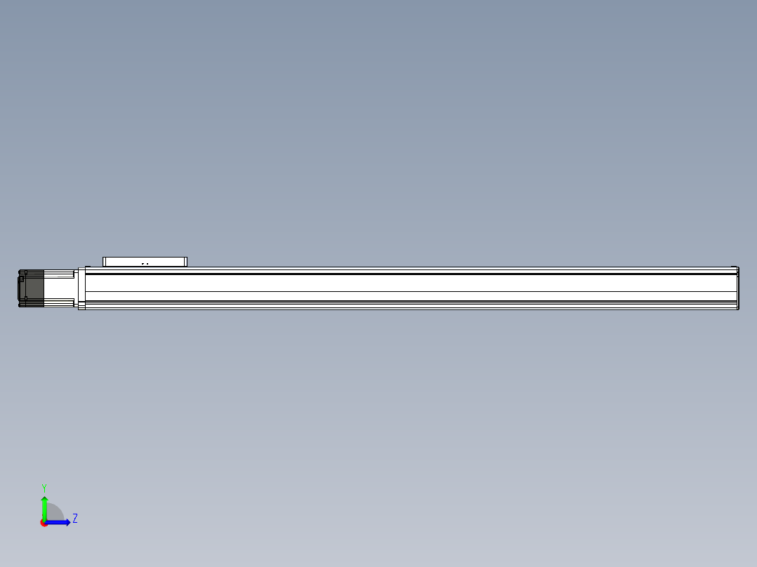 丝杠滑台-全封闭-EC17-Lx-C-S1150-BC-P75-D3左视图