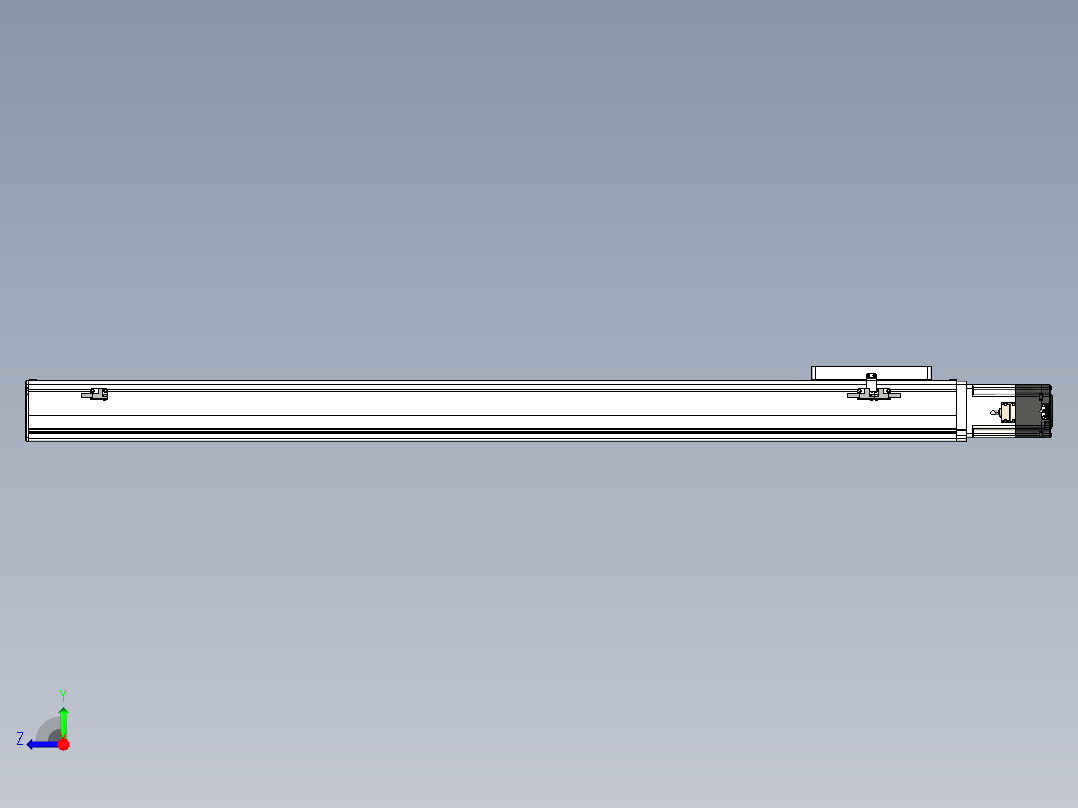 丝杠滑台-全封闭-EC17-Lx-C-S1150-BC-P75-D3右视图