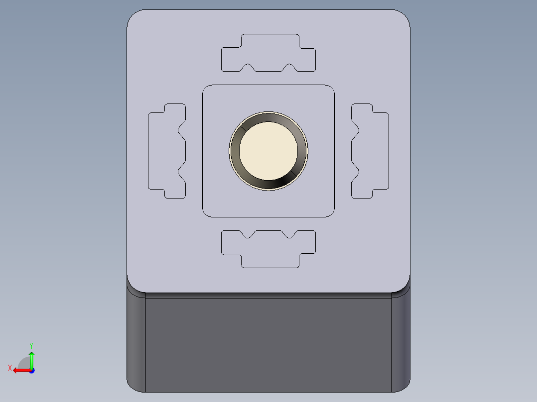 型材-BR 30X30 45_CONNECTOR KJN518426后视图