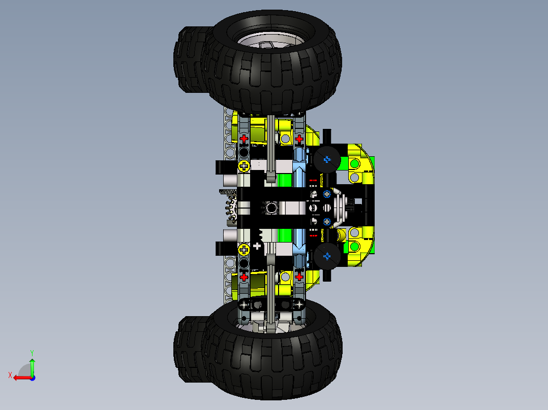 lego-technic-42037-set-b.4-乐高玩具赛车后视图