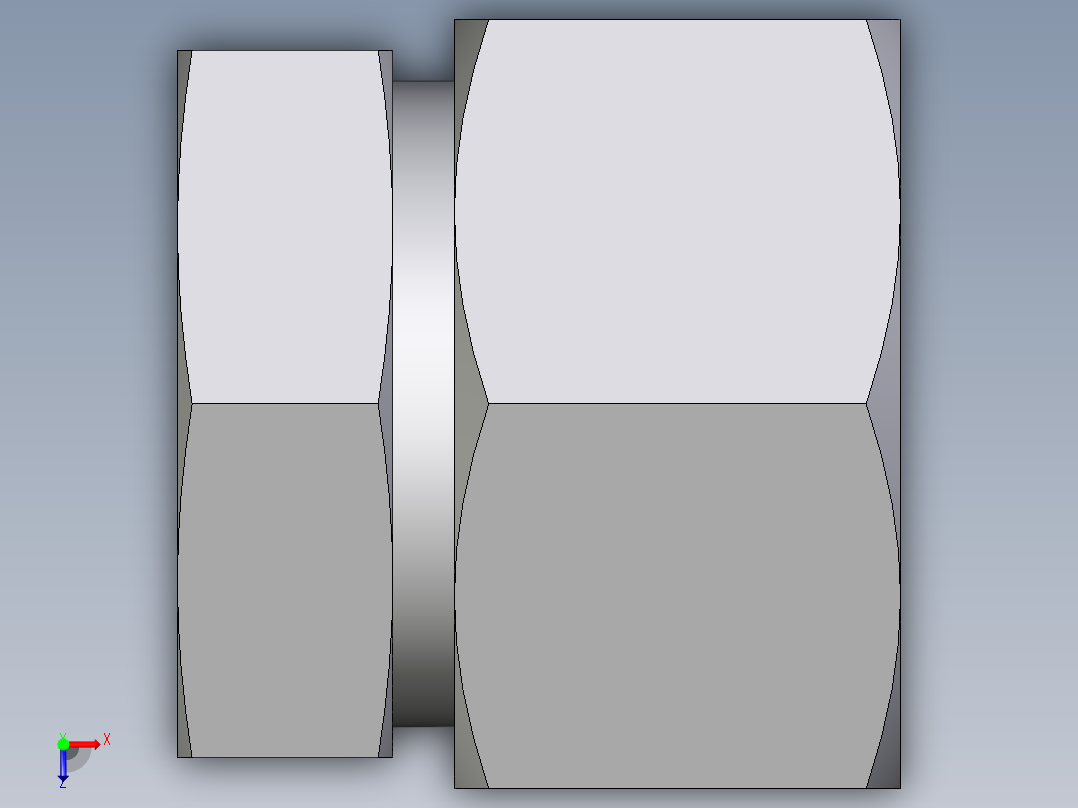 卡套式工业通用硬管接头EO_Blanking_plug_for_tube_ends_ROV30SCF俯视图