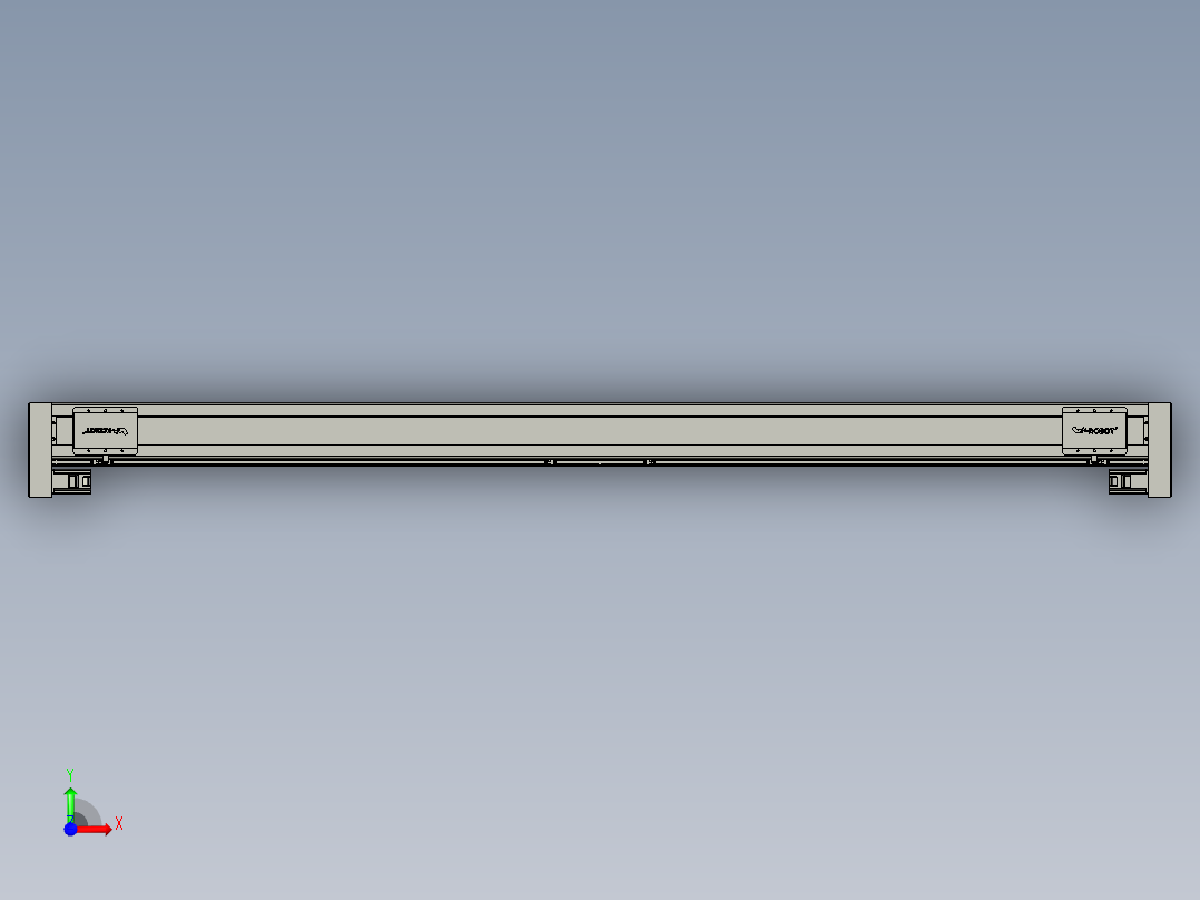 威洛博双电机滑台-VC14D2-S1100-BLR-P40-C6前视图