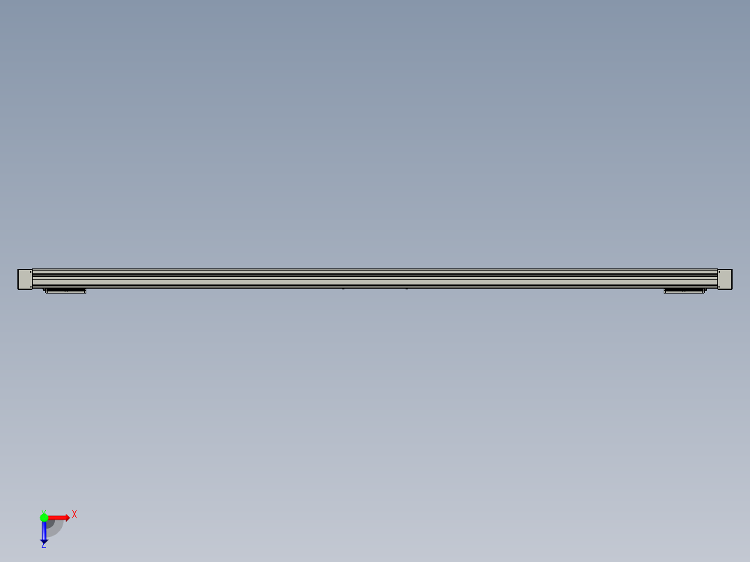 威洛博双电机滑台-VC14D2-S1100-BLR-P40-C6俯视图