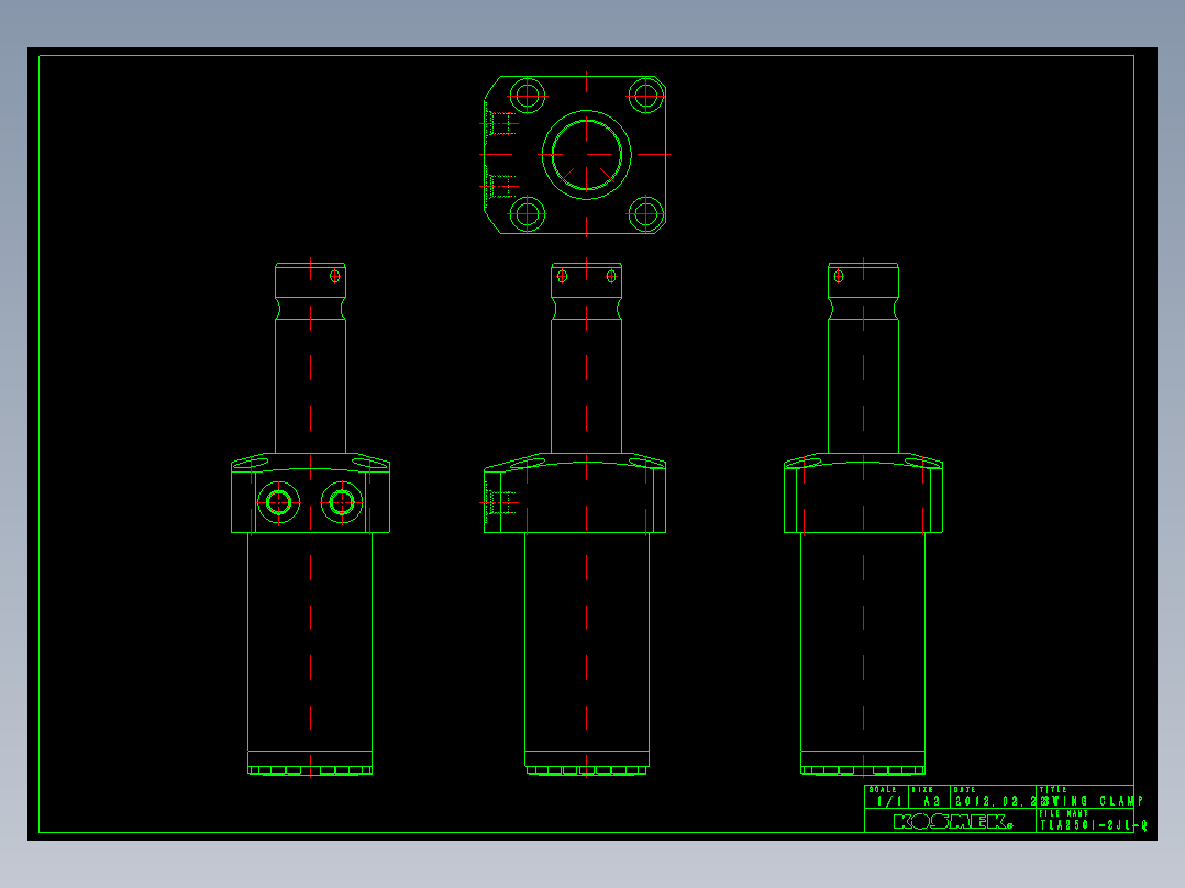 KOSMEKTLA2501-2JL-Q多系列多零件图纸模型