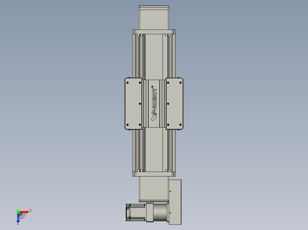 威洛博直线电机模组EB20-L224-S350-BL-ZP75-MS3-5K俯视图
