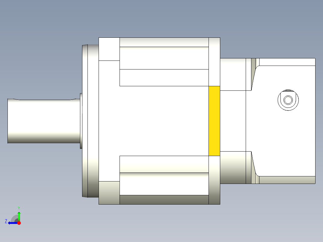 直齿PLX120-L2 14-73-98.43-M6.stp右视图