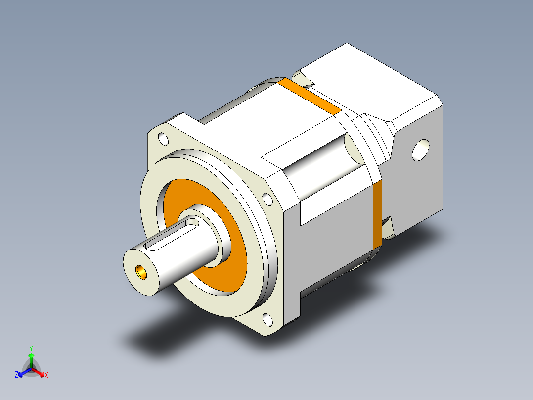 直齿PLX120-L2 14-73-98.43-M6.stp正等轴测图