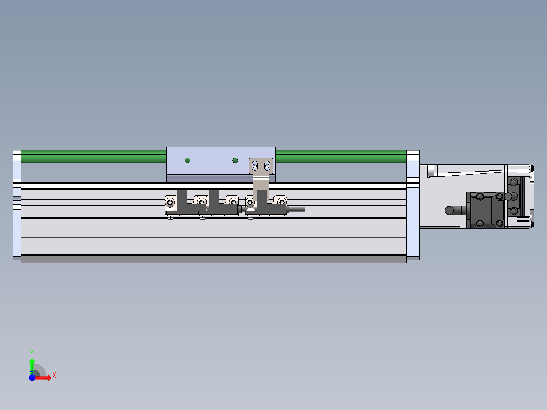 MTH丝杆半封闭模组MT75BS-BC-100W前视图