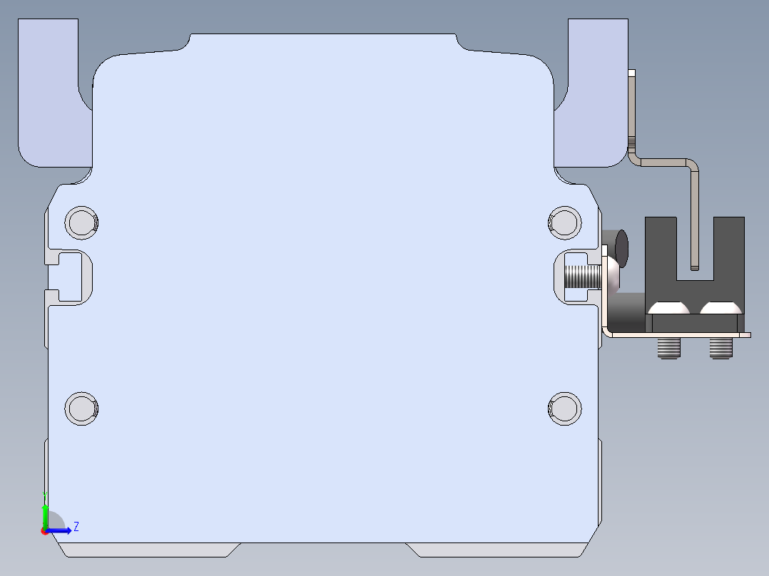 MTH丝杆半封闭模组MT75BS-BC-100W左视图