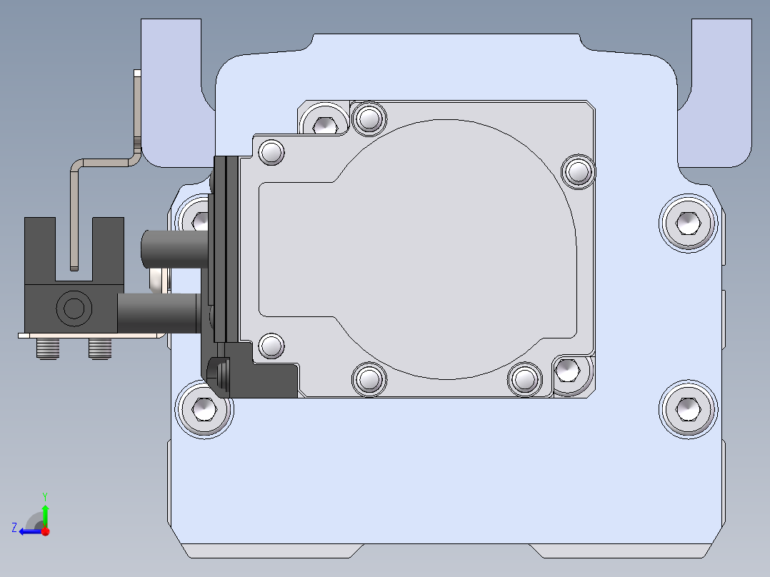 MTH丝杆半封闭模组MT75BS-BC-100W右视图