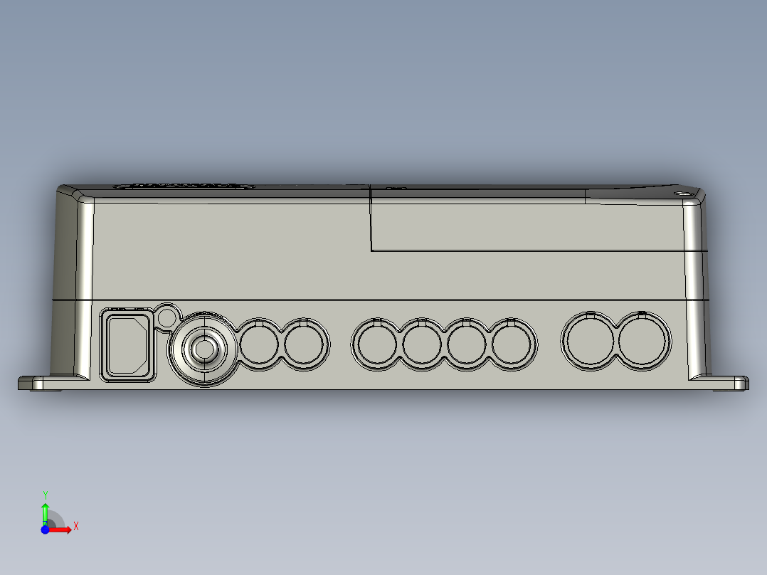 上银线性制动器STEP_LAK6B前视图