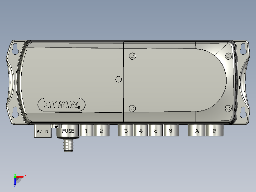 上银线性制动器STEP_LAK6B俯视图