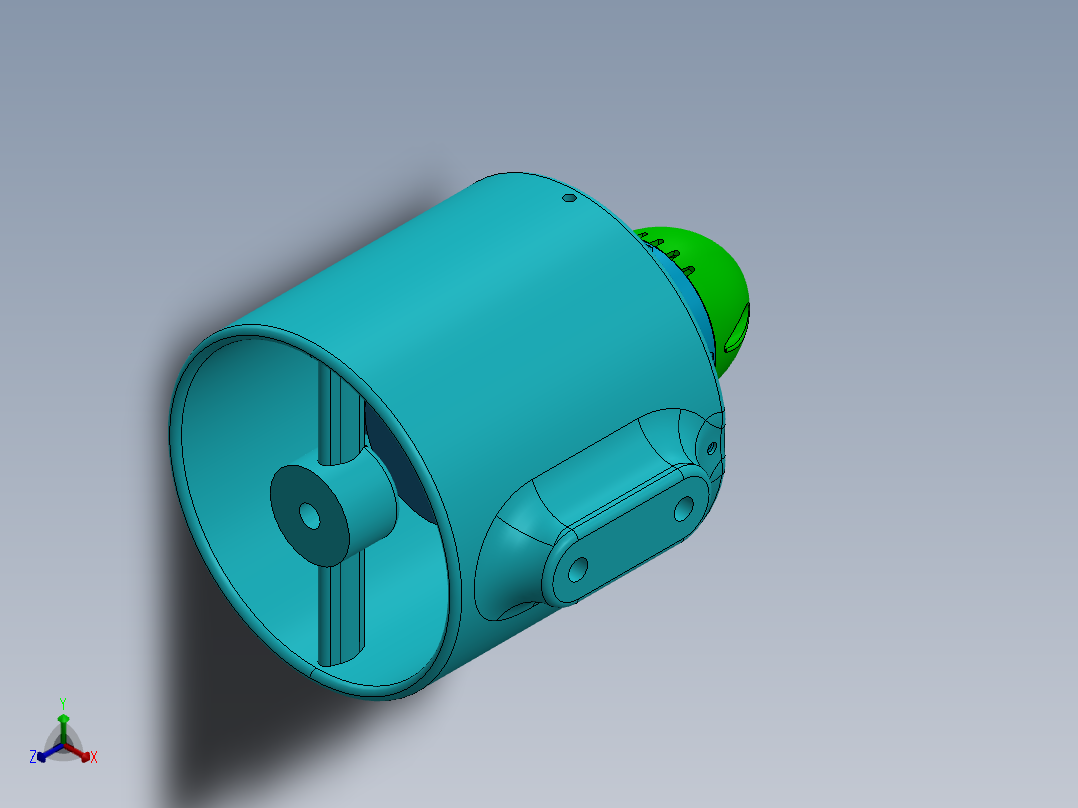 遥控推进器 2023正等轴测图