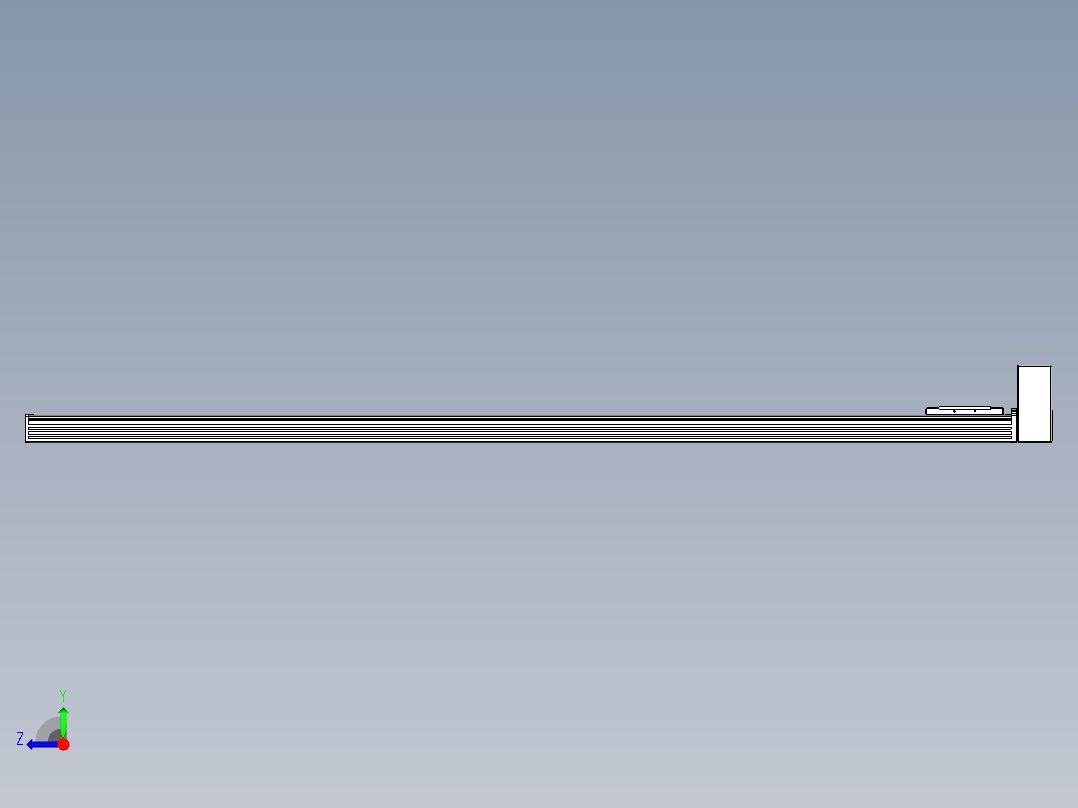 同步带全封闭直线模组TPA-HCB-110D-90-L1700-LU-C-P40-N3右视图