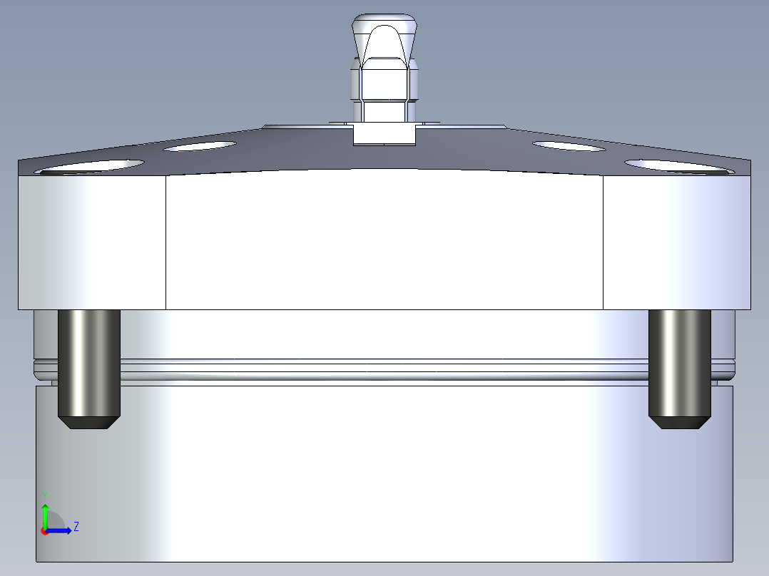 KOSMEKSWH2060-G多系列多零件图纸模型多系列多零件图纸模型左视图