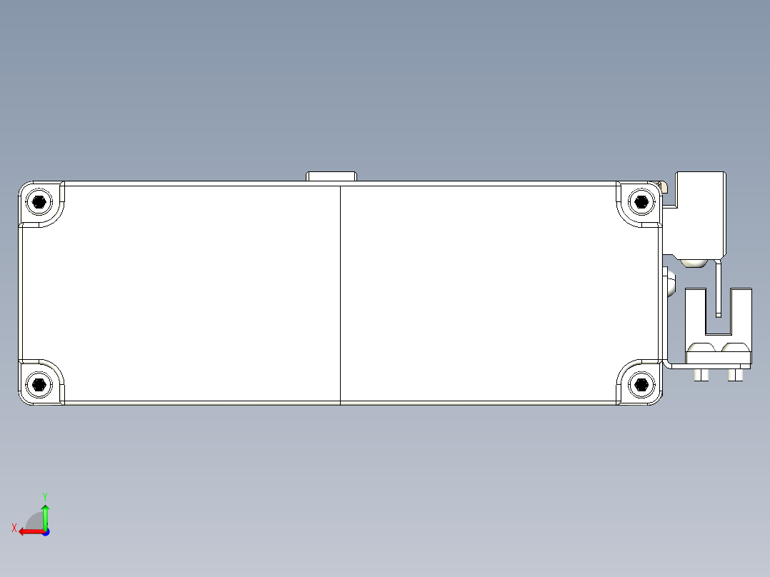 TPA-KNR-60E-1205C-L800A1-MR-P10-N3线性模块铝制底座后视图