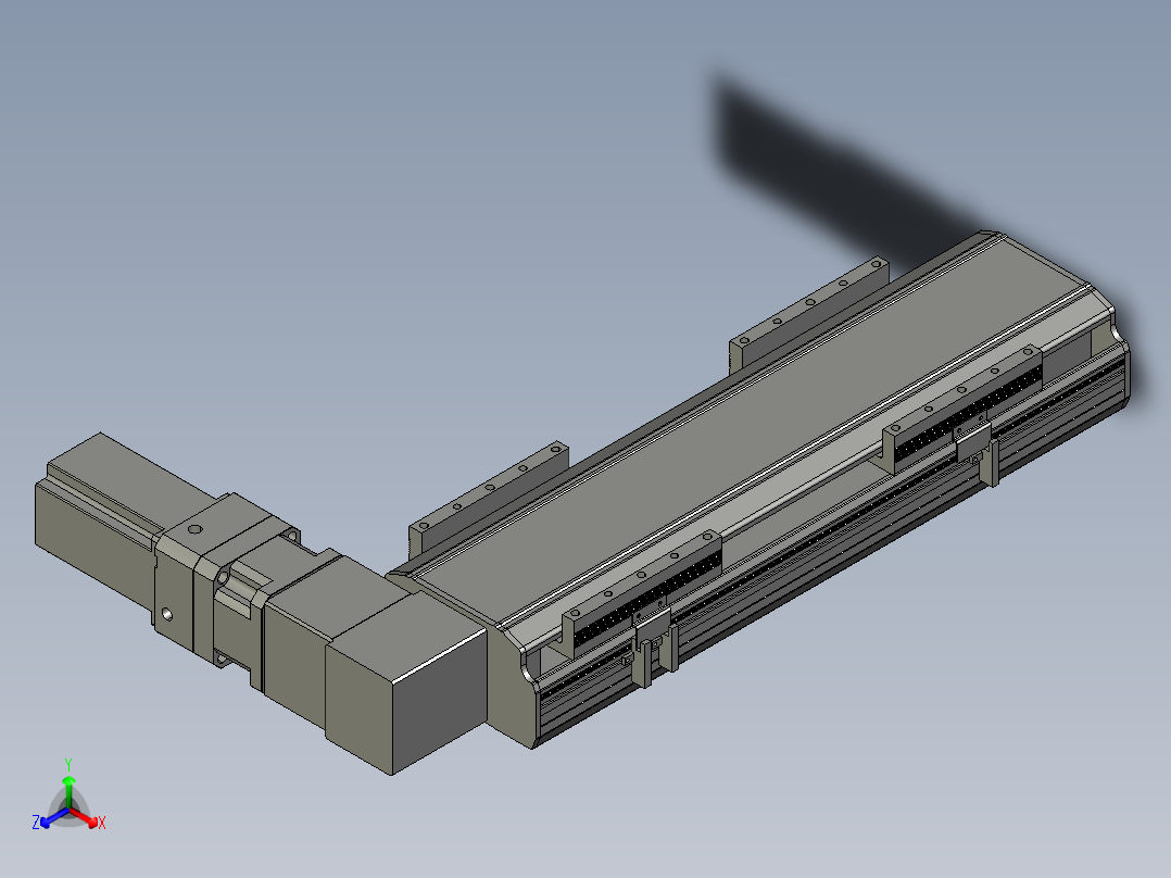 直线模组LHB17-L40-S300-R(B)设计图纸