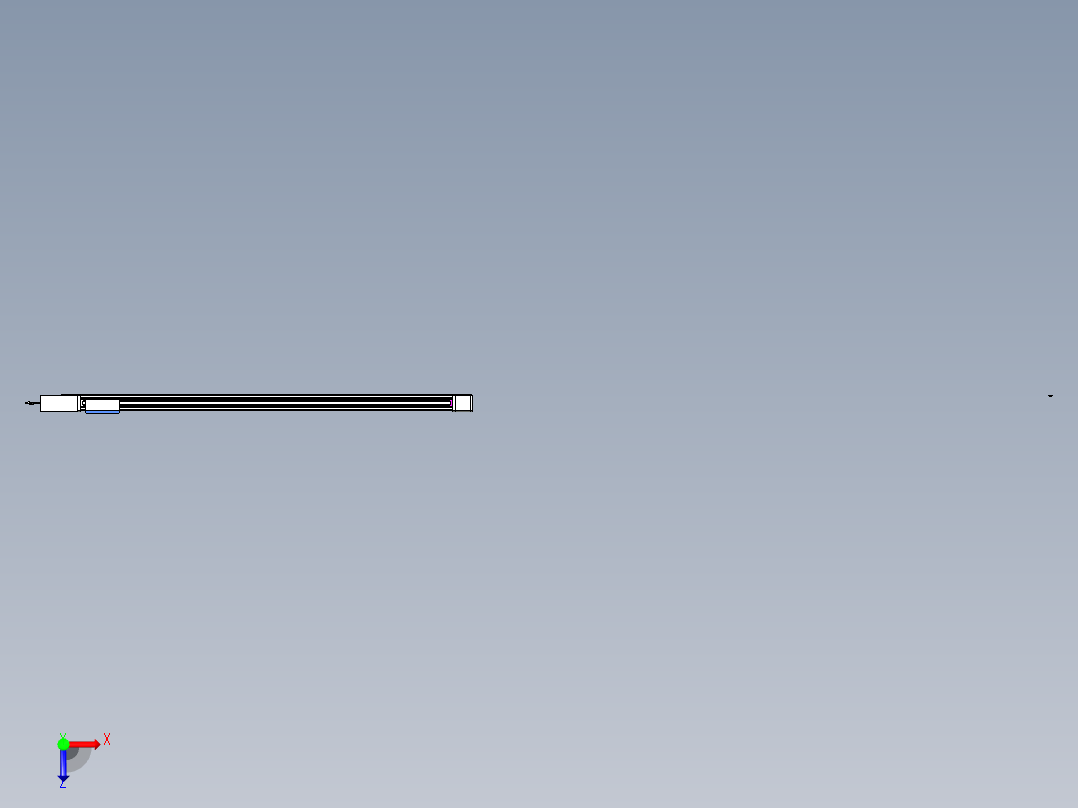 威洛博LB.GB同步带传动--欧规系列GB8-L96-S1750-BR-P75俯视图