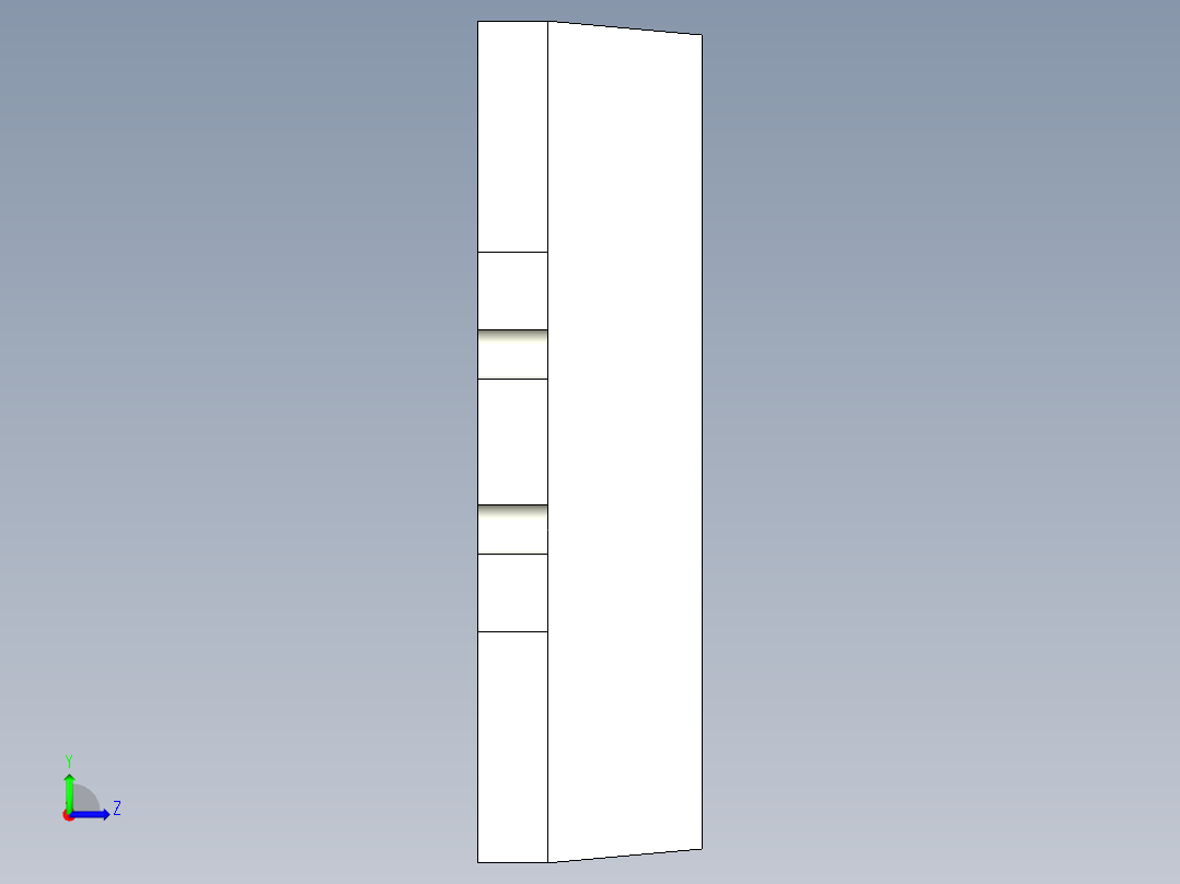 LED SMD 5730，尺寸机身4.70 x 3.00 x 0.80毫米左视图