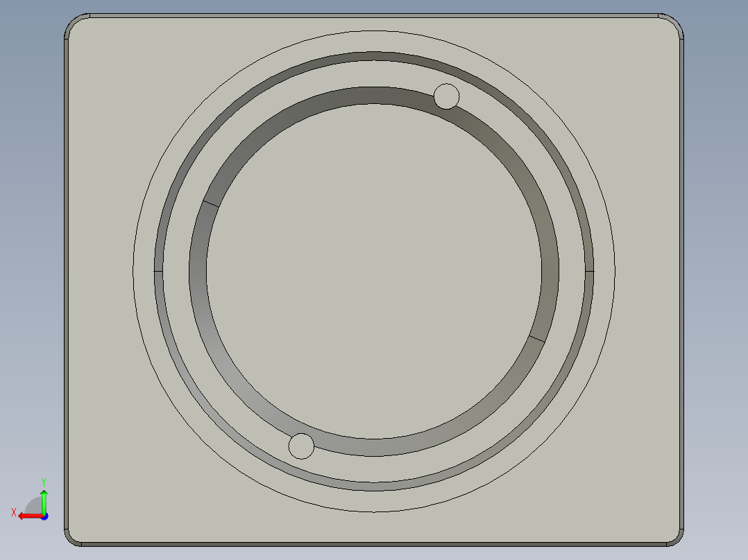 大恒相机镜头Daheng_ME2P-G-P_3D_Drawing多系列图纸后视图