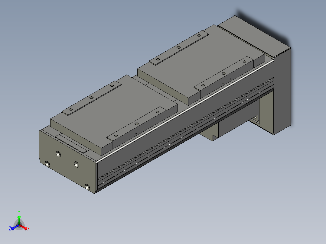直线模组LHC17-S250-D设计图纸
