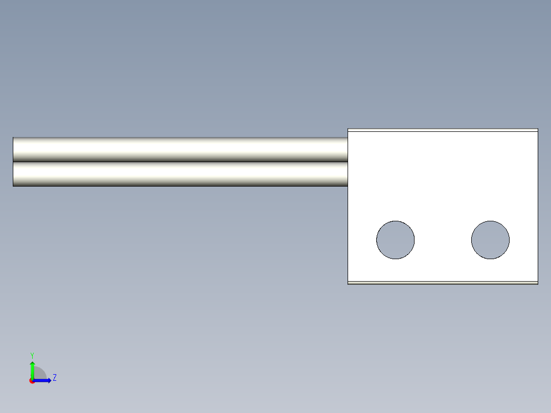 基恩士FU-L41Z_kc图纸模型左视图