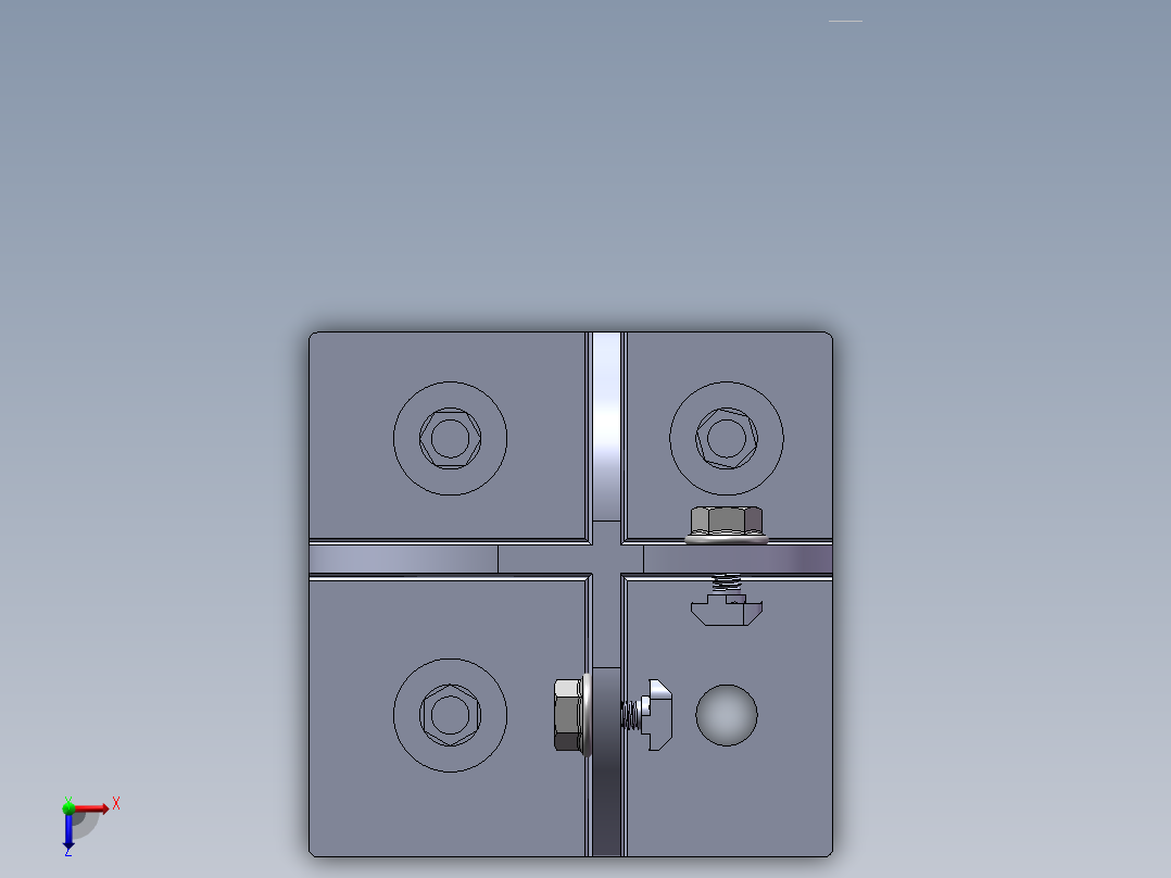 铝型材及其附件5.11.4560.ST俯视图