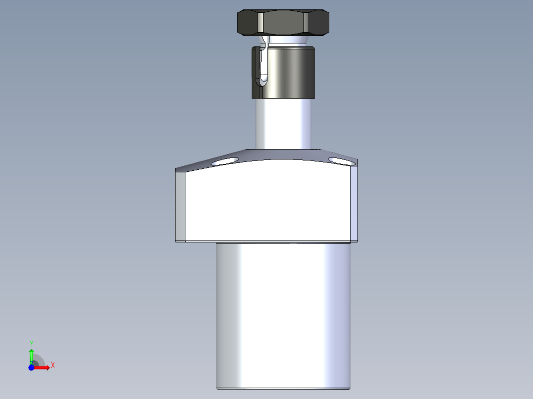 KOSMEKLHA0360-SR-Y45_R01多系列多零件图纸模型前视图