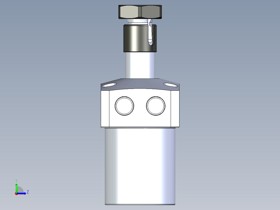 KOSMEKLHA0360-SR-Y45_R01多系列多零件图纸模型左视图