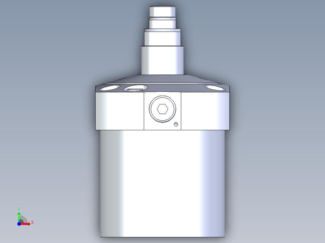 KOSMEKLC0652-CxM-E多系列多零件图纸模型前视图