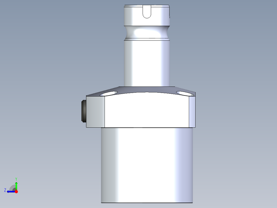 KOSMEKLG0900-CL-F多系列多零件图纸模型右视图