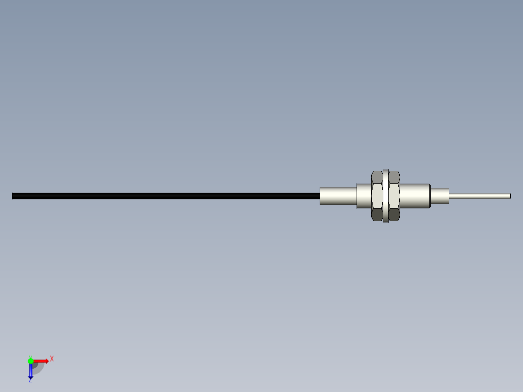 光纤元件漫反射型FR-D411-I俯视图