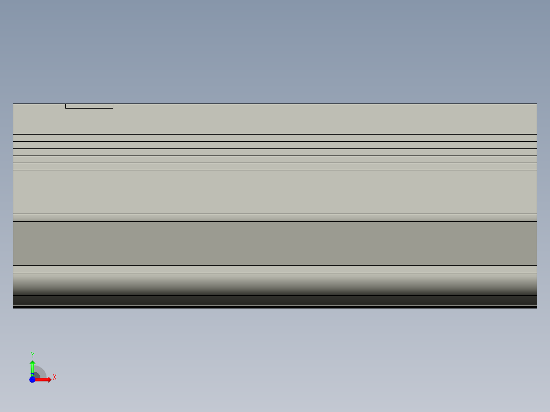 基恩士CV-110controler_kc图纸模型前视图